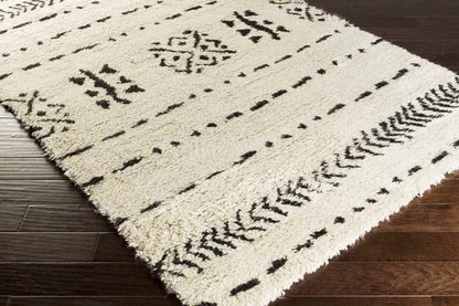 Morley Global Ivory/Black Area Rug