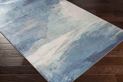 Rayleigh Modern Aqua Area Rug