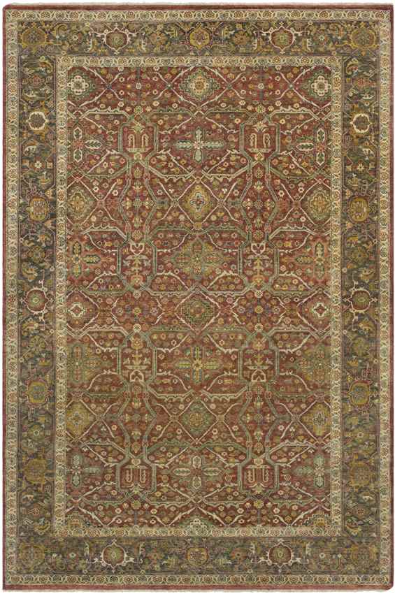 Reigate Traditional Clay Area Rug