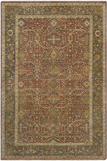 Reigate Traditional Clay Area Rug