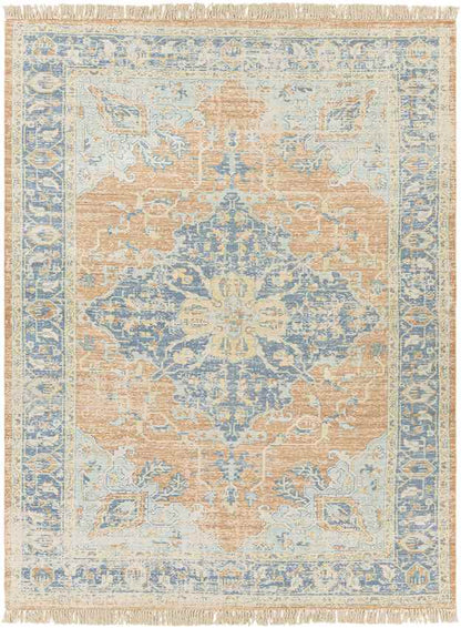 Sandbach Traditional Sky Blue Area Rug