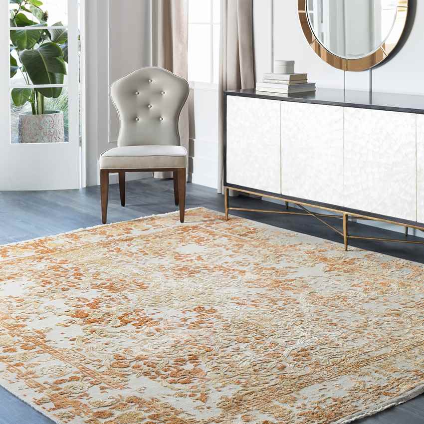 Seaton Traditional Beige Area Rug