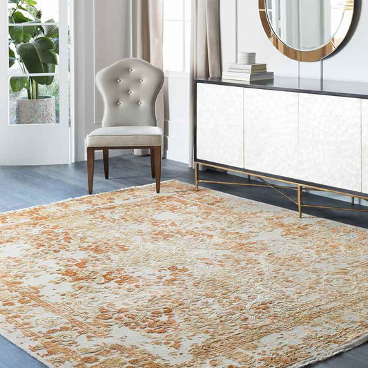 Seaton Traditional Beige Area Rug