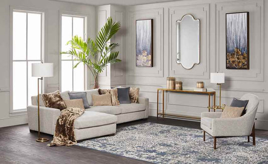 Seaton Traditional Medium Gray Area Rug