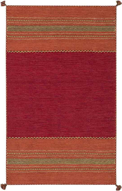 Slough Global Dark Red Area Rug
