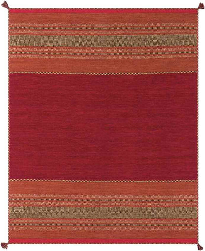 Slough Global Dark Red Area Rug