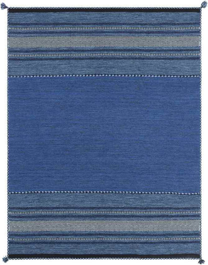 Slough Global Navy Area Rug