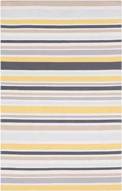 Fareham Modern Light Gray/Yellow Area Rug