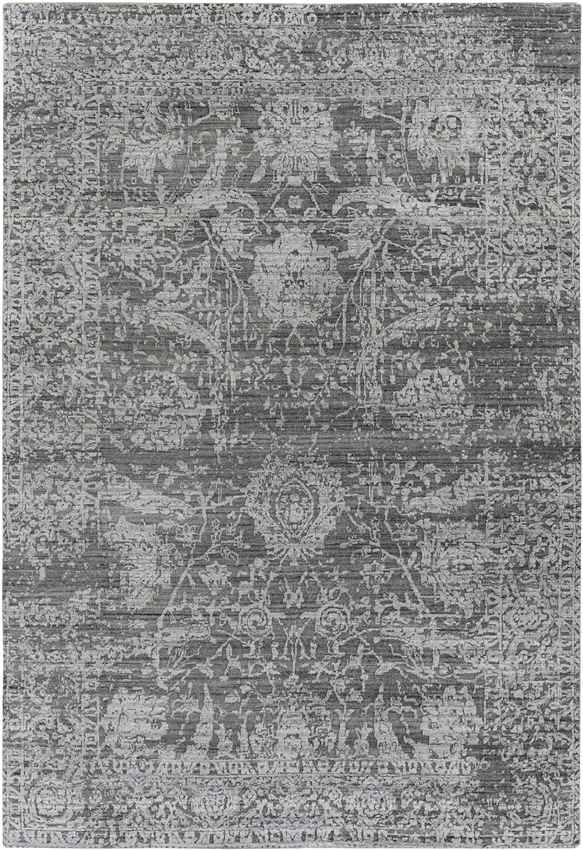 Sutton Traditional Charcoal Area Rug