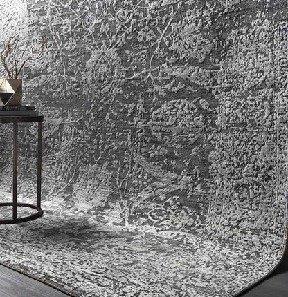 Sutton Traditional Charcoal Area Rug