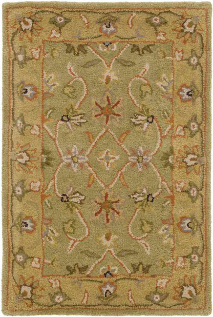 Forli Traditional Khaki Area Rug