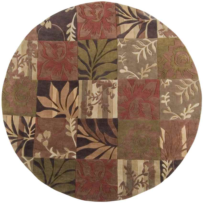 Carstairs Modern Burnt Orange Area Rug
