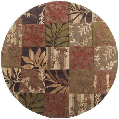 Carstairs Modern Burnt Orange Area Rug
