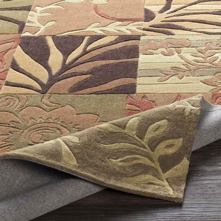 Carstairs Modern Burnt Orange Area Rug