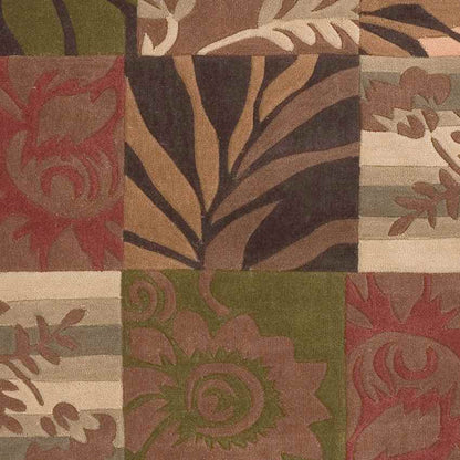 Carstairs Modern Burnt Orange Area Rug