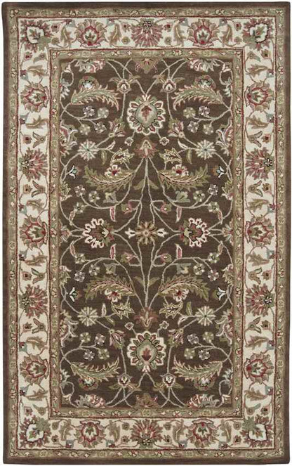 Cochrane Traditional Dark Brown Area Rug