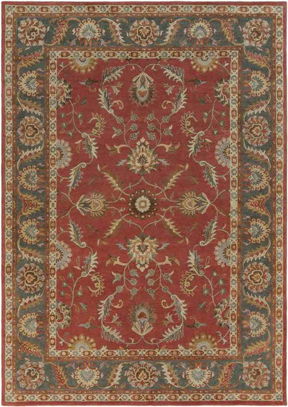 Daysland Traditional Rust Area Rug