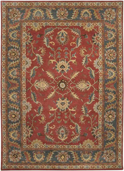 Daysland Traditional Rust Area Rug