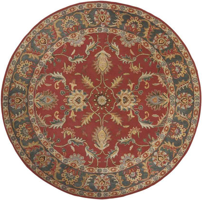 Daysland Traditional Rust Area Rug