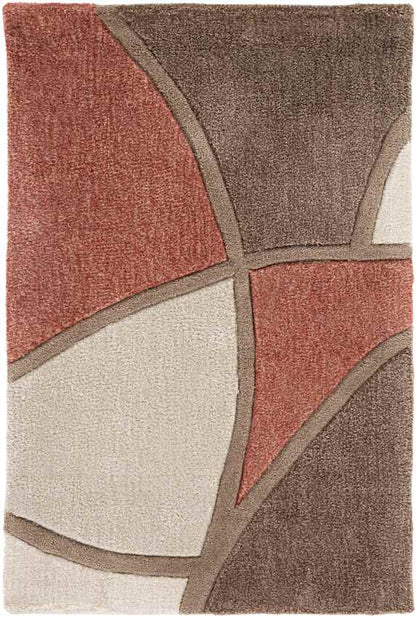 Edson Modern Rust Area Rug