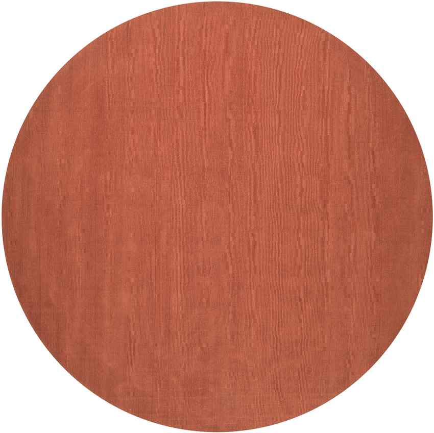 Rennes Modern Burnt Orange Area Rug