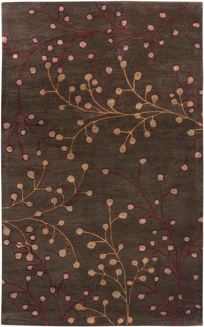 Le Havre Cottage Dark Brown Area Rug