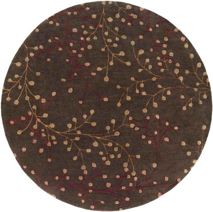 Le Havre Cottage Dark Brown Area Rug