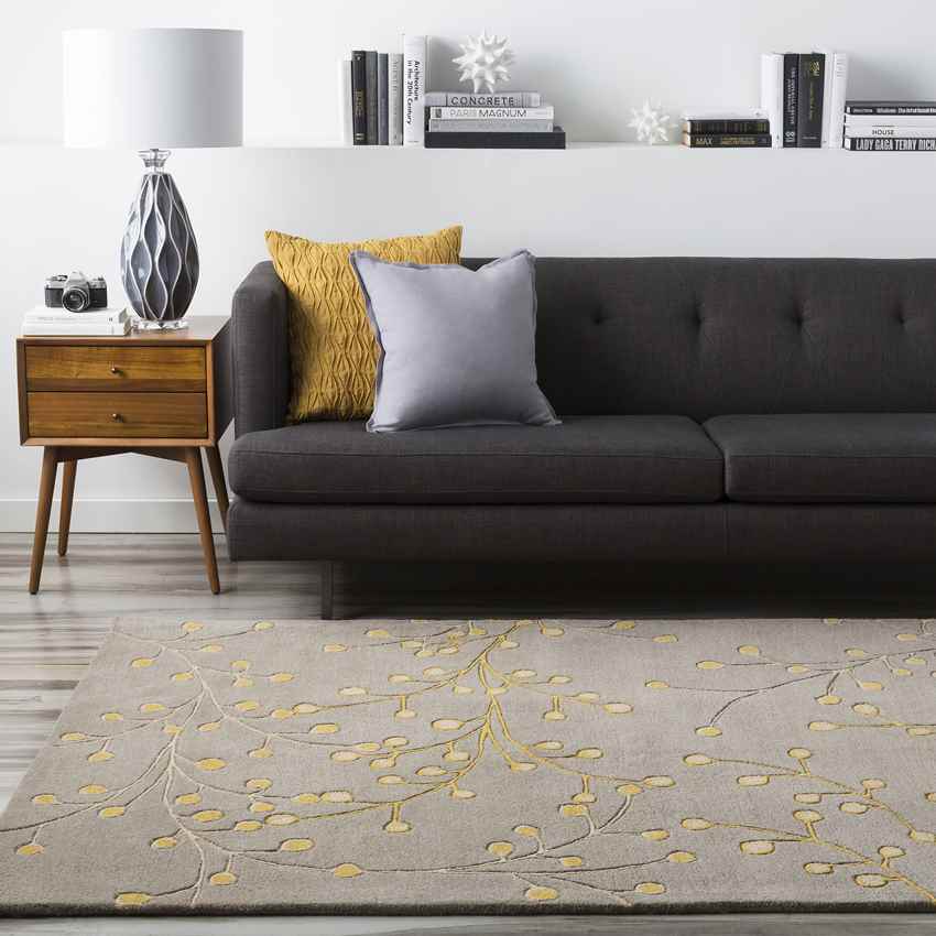 Le Havre Cottage Mustard Area Rug