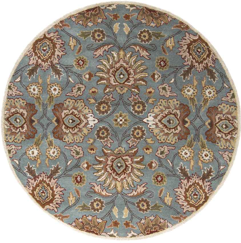 Eckville Traditional Brick Area Rug