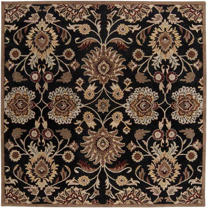 Eckville Traditional Black Area Rug