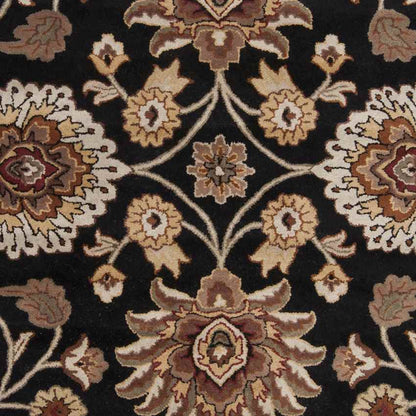 Eckville Traditional Black Area Rug