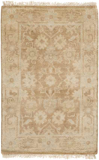 Provost Traditional Dark Brown Area Rug
