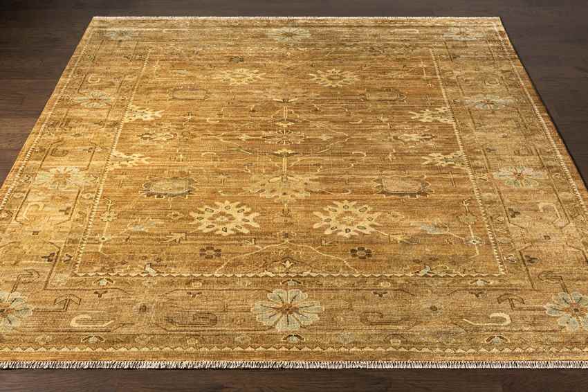 Provost Traditional Dark Brown Area Rug