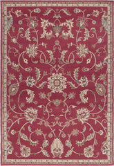 George Traditional Brick Area Rug