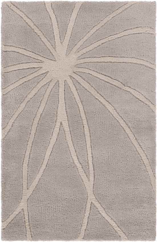 Falher Modern Gray/Cream Area Rug