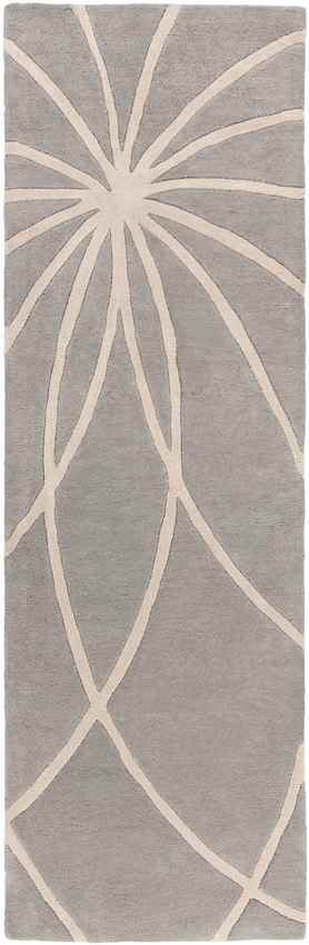 Falher Modern Gray/Cream Area Rug