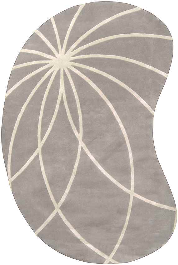 Falher Modern Gray/Cream Area Rug