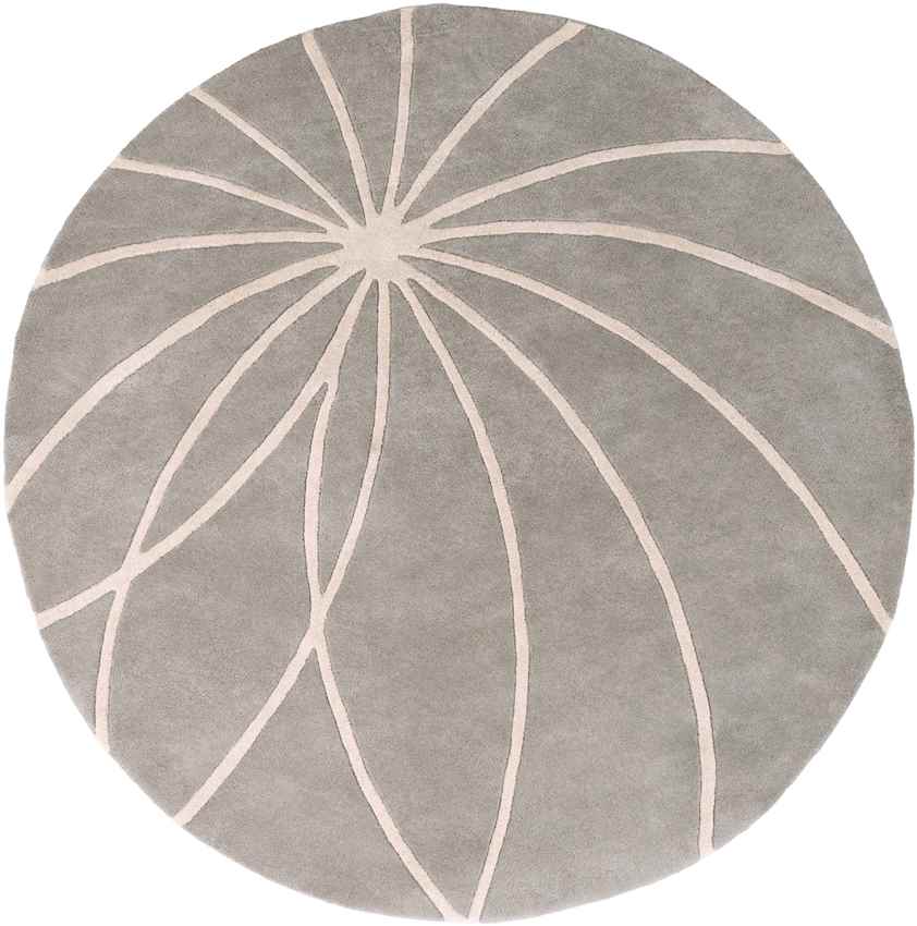 Falher Modern Gray/Cream Area Rug
