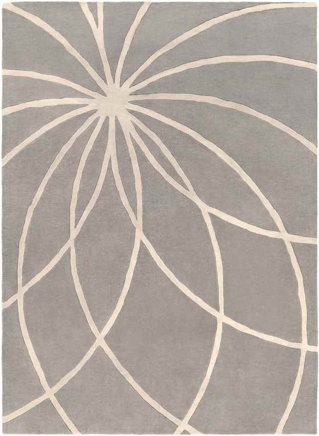 Falher Modern Gray/Cream Area Rug