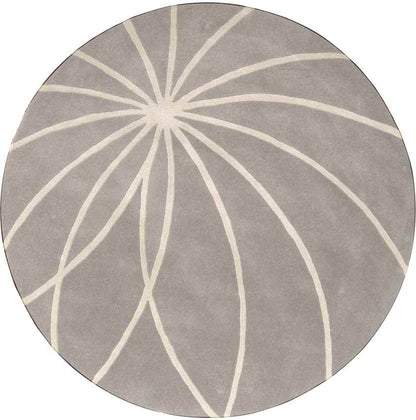 Falher Modern Gray/Cream Area Rug