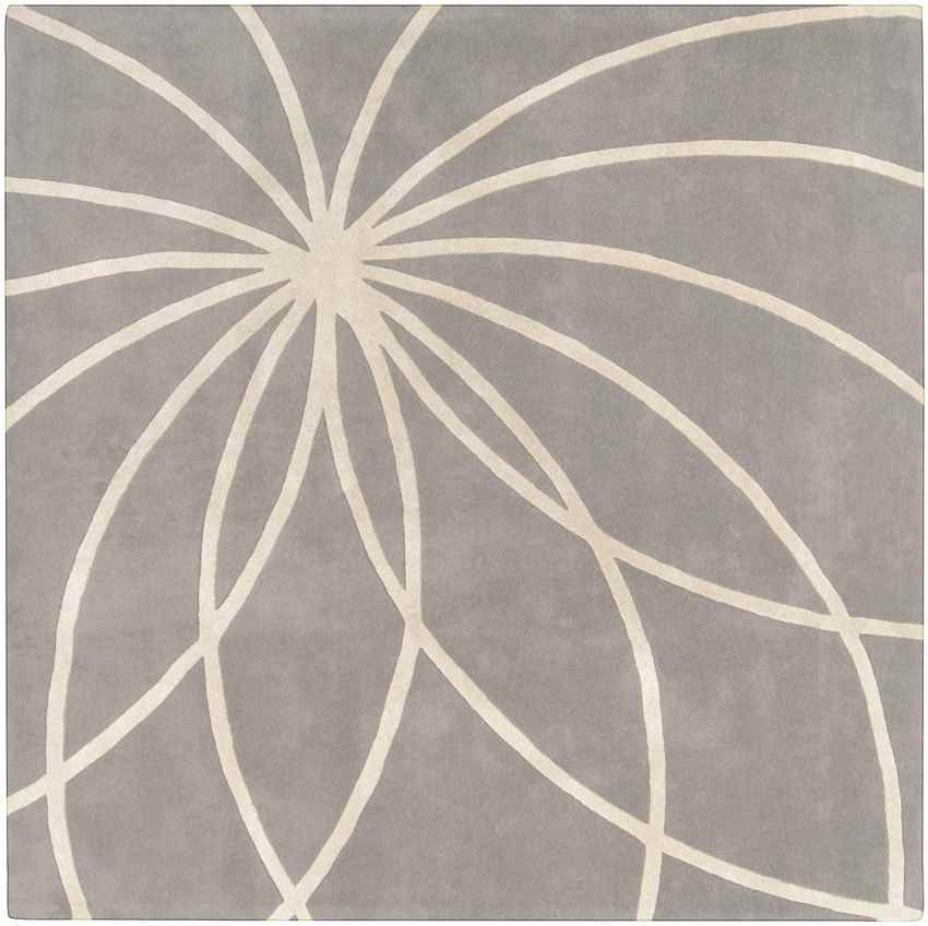 Falher Modern Gray/Cream Area Rug