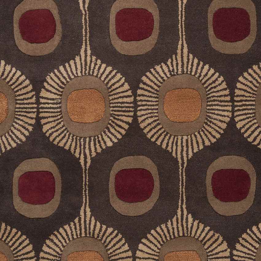 Viking Modern Dark Brown Area Rug