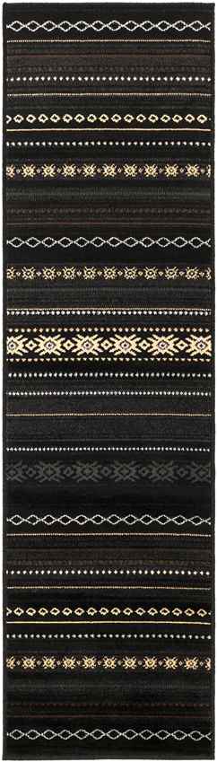 Creston Rustic Black Area Rug