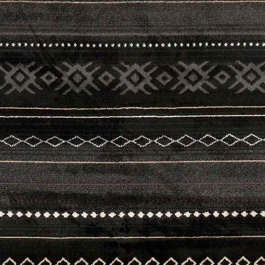 Creston Rustic Black Area Rug