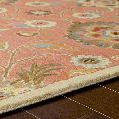 Eckville Traditional Rust Area Rug