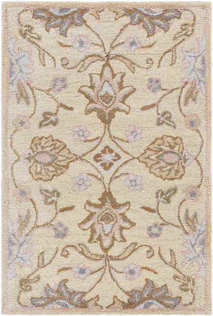 Eckville Traditional Cream Area Rug