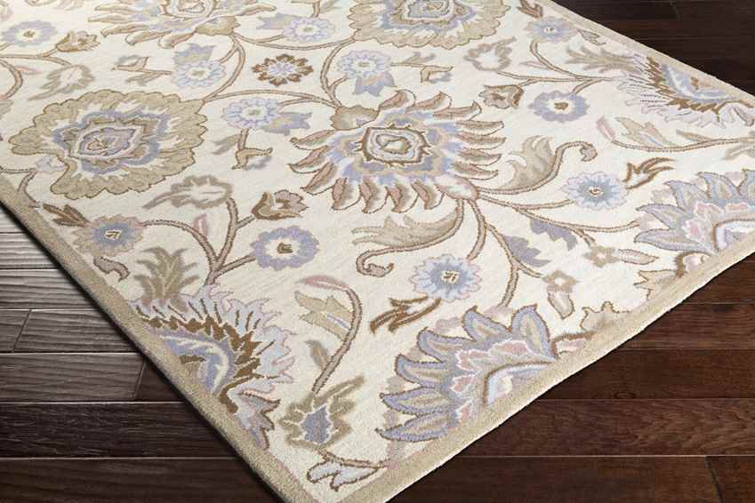 Eckville Traditional Cream Area Rug