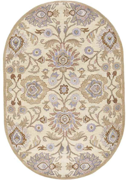 Eckville Traditional Cream Area Rug