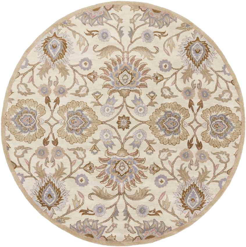 Eckville Traditional Cream Area Rug