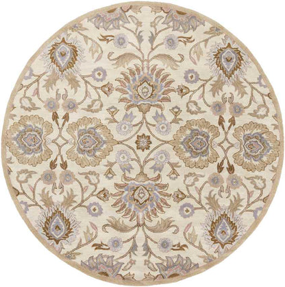 Eckville Traditional Cream Area Rug